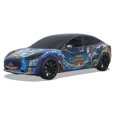 Honor of Kings (王者荣耀) – Tesla Model 3 Wrap