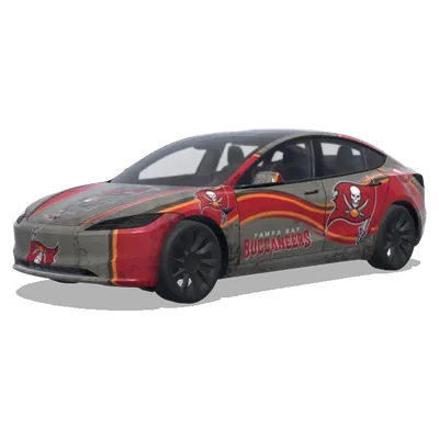 坦帕湾海盗（Tampa bay bucccaneers） – 特斯拉 Model 3 涂装
