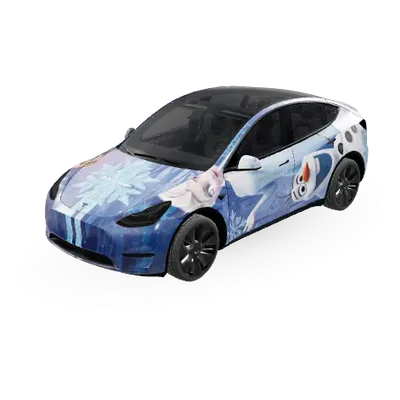 Frozen – Tesla Model Y wrap
