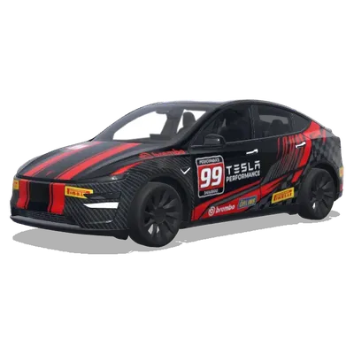紅色碳纖維效能 99 – 特斯拉 Model Y 塗裝