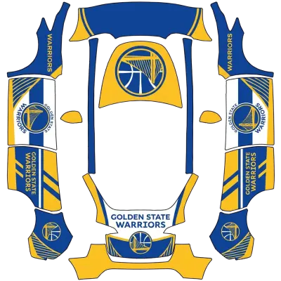 Golden State Warriors – Tesla Model Y Wrap