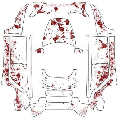 血跡飛濺（Blood Spatter） – 特斯拉 Model 3 塗裝