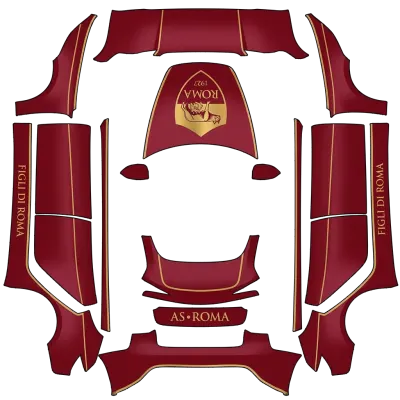 AS Rom (AS Roma) – Tesla Model 3 Wrap