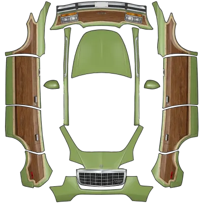 Wagon Queen Family Truckster – Tesla Model Y Wrap