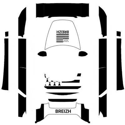 Бретань (BREIZH) – оклейка Tesla Model 3