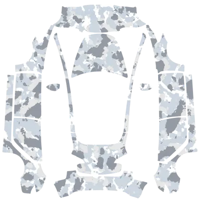 Winter Camo Bright – Tesla Model 3 wrap