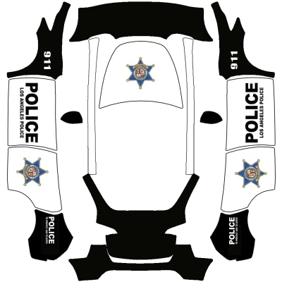 洛杉磯警察局（LAPD Los Angeles Police） – 特斯拉 Model Y 塗裝