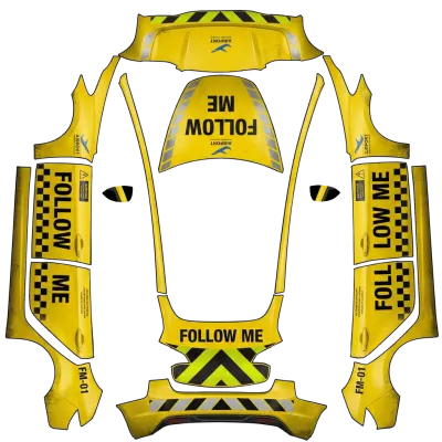 Suivez-moi (Follow me car) – covering Tesla Model 3