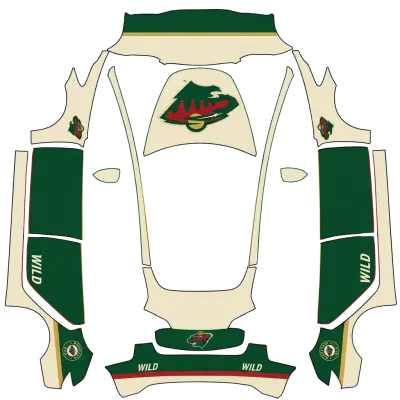 明尼蘇達狂野（MN Wild） – 特斯拉 Model 3 塗裝