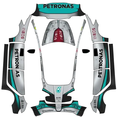 Lewis Hamilton – Tesla Model 3 wrap