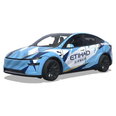 Манчестер Сити (Make cool Manchester City theme) – оклейка Tesla Model Y