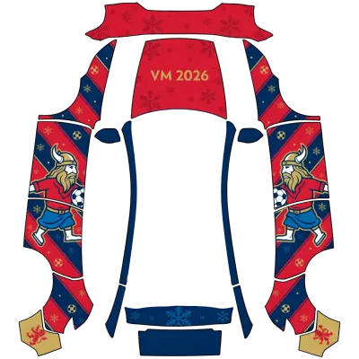 Coupe du Monde 2026 (VM 2026 Norge norway) – covering Tesla Model Y