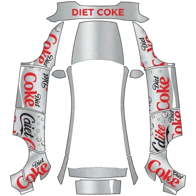 Diet Coke – Tesla Model Y Wrap