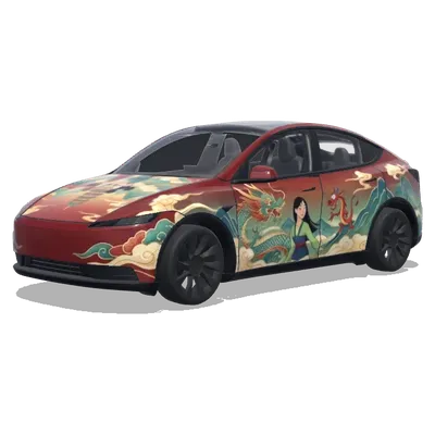 Disney Quian'an – Tesla Model Y Wrap