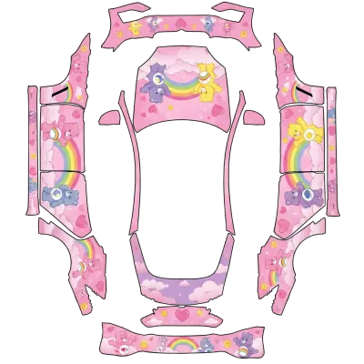 Care Bears (Care bear) – Tesla Model S Wrap