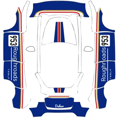 Dakar Offroad (Dakar Roughroads) – Tesla Model Y Wrap
