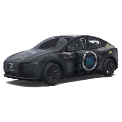 尼康Z相機設計（Make a design based on a nikon Z camera.） – 特斯拉 Model Y 塗裝