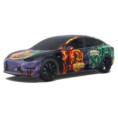 ハリー・ポッター (Harry Potter) – テスラ Model 3 ラッピング