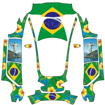Brasilien (Brazil) – Tesla Model 3 Wrap