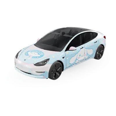 Cinnamoroll – Tesla Model 3 Wrap