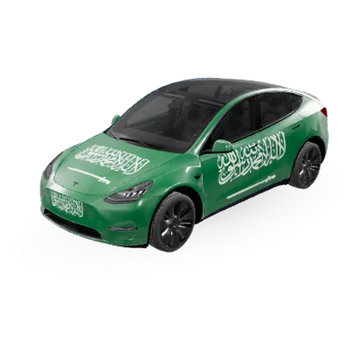 サウジアラビア (Saudi Arabia 🇸🇦) – テスラ Model Y ラッピング