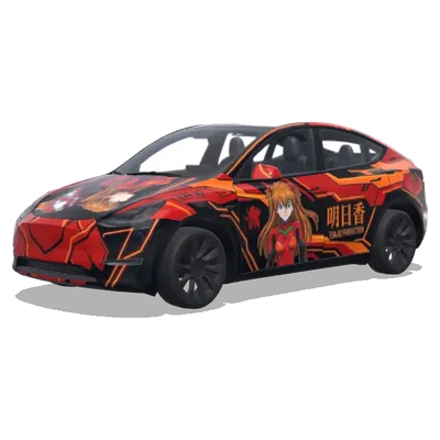 クリムゾン・アスカ・テック (明日香) – テスラ Model Y ラッピング