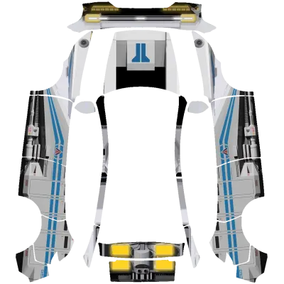 星球大戰星際飛船（Star Tours Starspeeder 3000） – 特斯拉 Model Y 塗裝
