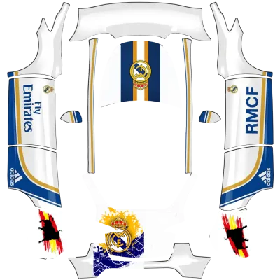 레알 마드리드 (Real Madrid C.F.) – 테슬라 Model Y 랩핑