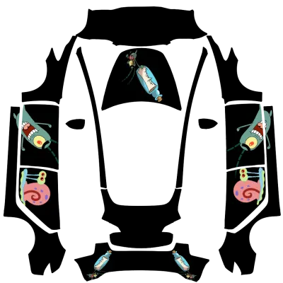Plankton – Tesla Model 3 wrap