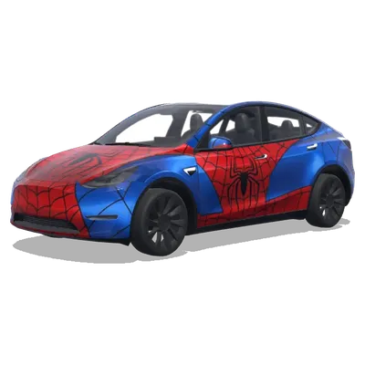 스파이더맨 (Spiderman) – 테슬라 Model Y 랩핑