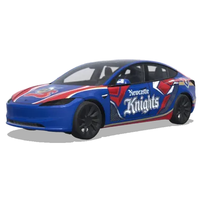 纽卡斯尔骑士队（Newcastle Knights） – 特斯拉 Model 3 涂装