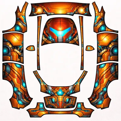 銀河戰士Prime（Metroid Prime） – 特斯拉 Model Y 塗裝