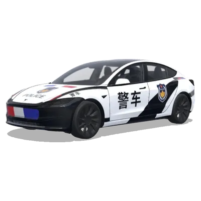 Polizeiauto (警车) – Tesla Model 3 Wrap