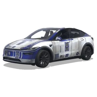 R2D2 – Tesla Model Y wrap