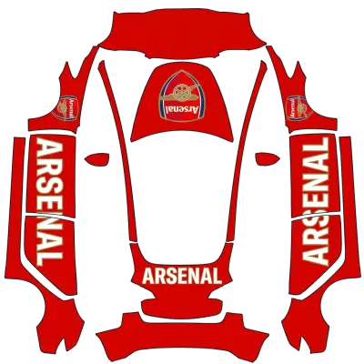 Arsenal FC – covering Tesla Model 3