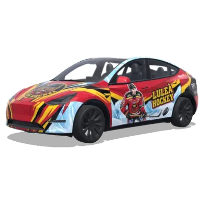 Лулео Хокей (Luleå Hockey) – оклейка Tesla Model Y