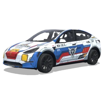 GUNDAM – Tesla Model Y wrap