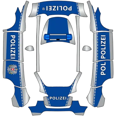 奧地利警察（Austrian Polizei） – 特斯拉 Model Y 塗裝