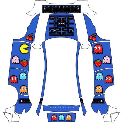 Пакман (PacMan) – оклейка Tesla Model Y