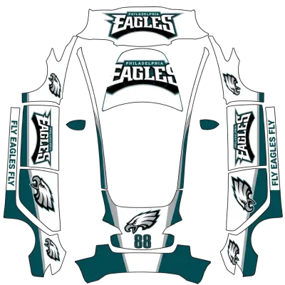 老鷹隊（Eagles） – 特斯拉 Model 3 塗裝