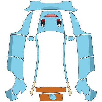 ゼニガメ (Pokémon Squirtle) – テスラ Model Y ラッピング