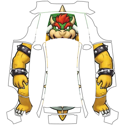 クッパ (Bowser) – テスラ Model Y ラッピング
