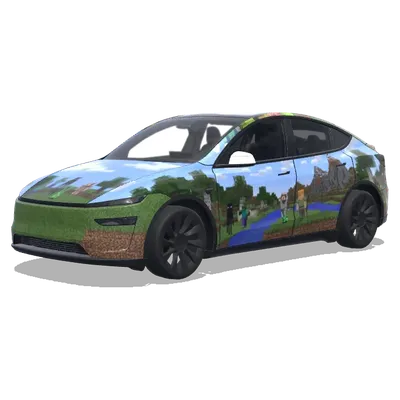 Minecraft – Tesla Model Y Wrap