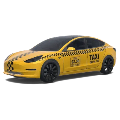 체커보드 택시 303 – 테슬라 Model 3 랩핑