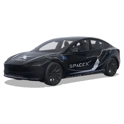 SpaceX (SpaceX.) – оклейка Tesla Model 3
