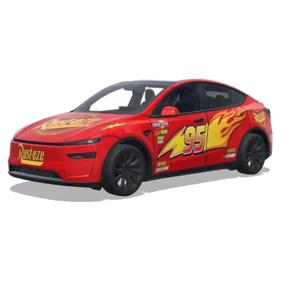 ライトニング・マックィーン (LIGHTNING MCQUEEN) – テスラ Model Y ラッピング