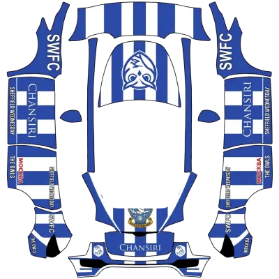 Sheffield Wednesday – Tesla Model Y Wrap