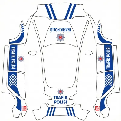 土耳其交警（Türkiye Trafik Polisi (Turkish Police)） – 特斯拉 Model 3 塗裝
