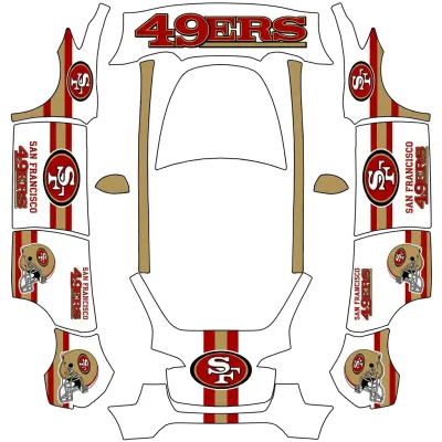 49ers 1 – Tesla Model Y Wrap
