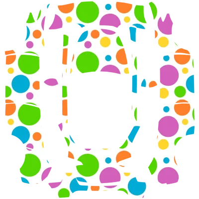 Bunte Tupfen (Colored Polka Dot) – Tesla Model Y Wrap